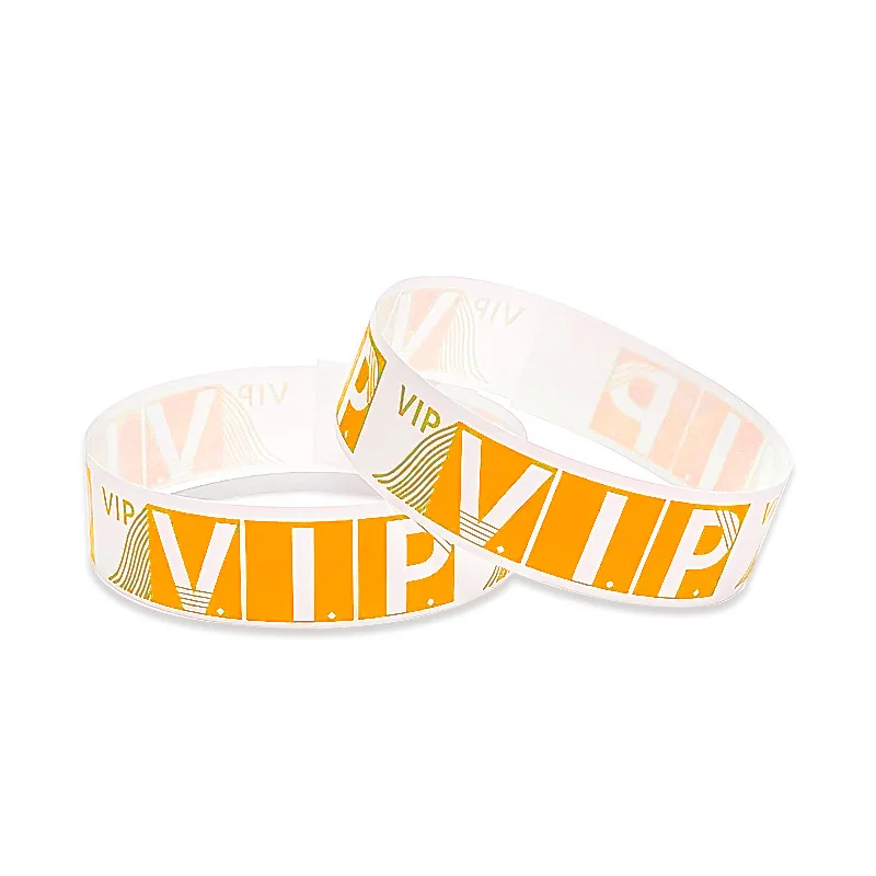 Colorful Paper Neon Identification Wristbands Mixed Multicolor 10 Colors Waterproof Bracelets for Events Festival