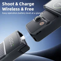Chargeur de caméra portable NOHON pour DJI Osmo Pocket 4 Pro 3, poignée de batterie 10000mAh 5000mAh, batterie externe portable 22.5W 6