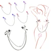 Spiele für Erwachsene, Bdsm-Spielzeug, Nippelklemmen mit Kettenstimulator, Zubehör, Massage, Körper, weibliche Nippelklemme, Klitorisklemme, Bondage ab 18 Jahren
