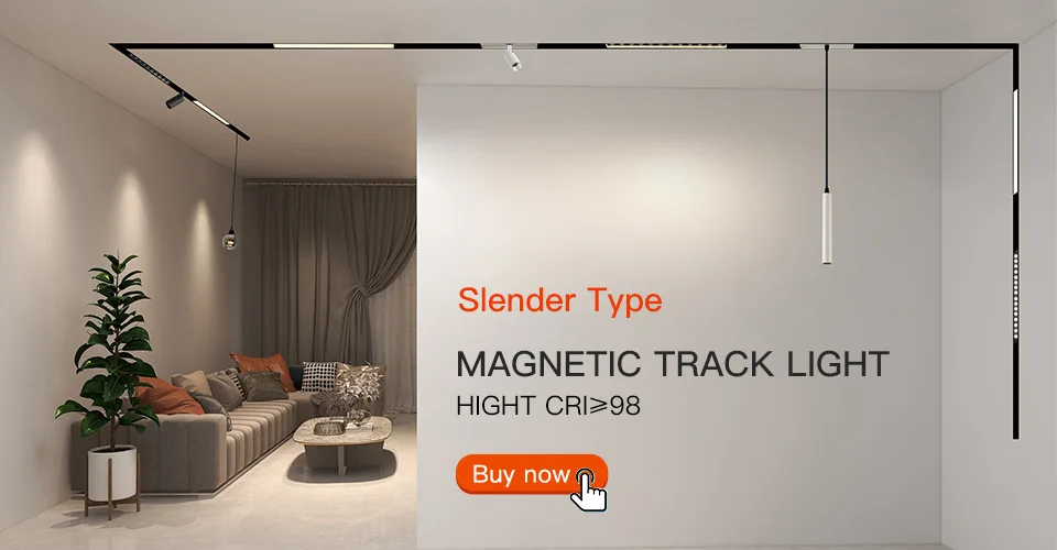 Description Picture 2 of itemCOOJUN Magnetic Track Lights Embedded LED Spotlight Downlight 48V Without Main Light Living Room Lighting Grille Lamp Series