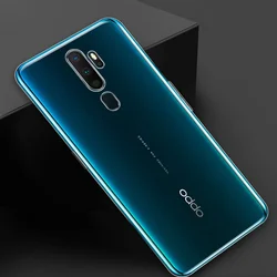 Crystal Clear Silicone TPU Protective Case - Ultra-Thin Transparent Soft Shell Cover for OPPO A5 2020