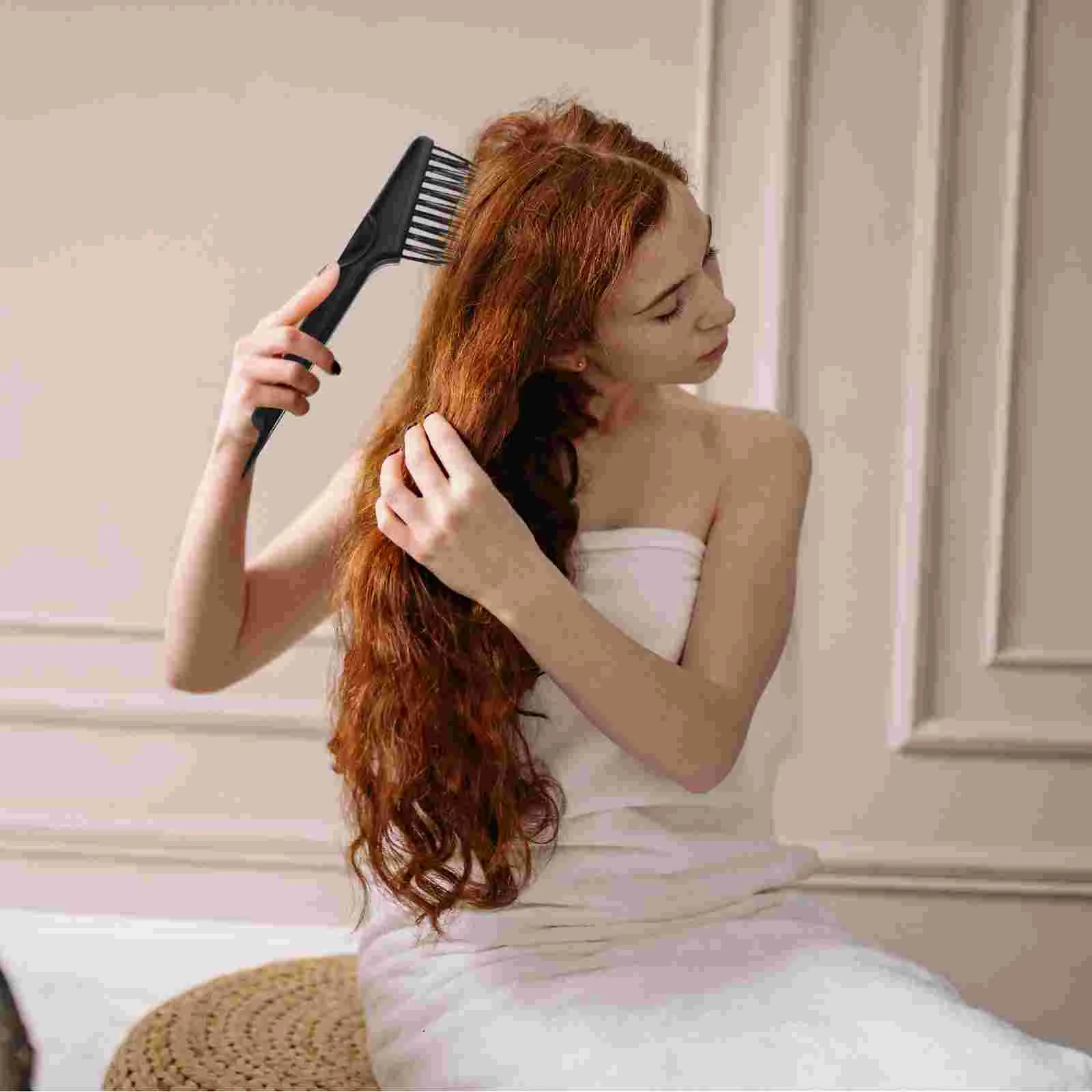 

1 Set Hairbrush Cleaner Airbag Comb Cleaning Rake Hair Brush Hair Remover Tool
