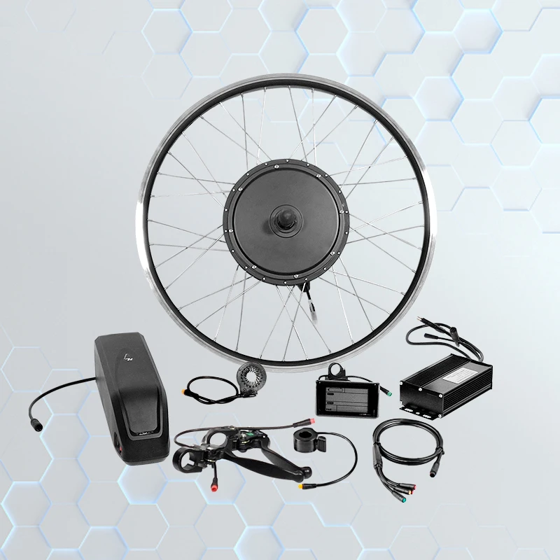 

500w 750w 1000w Brushless Direct Hub Motor Mountain Road Electric Bicycle Conversion Kit （No Battery, But Optional）