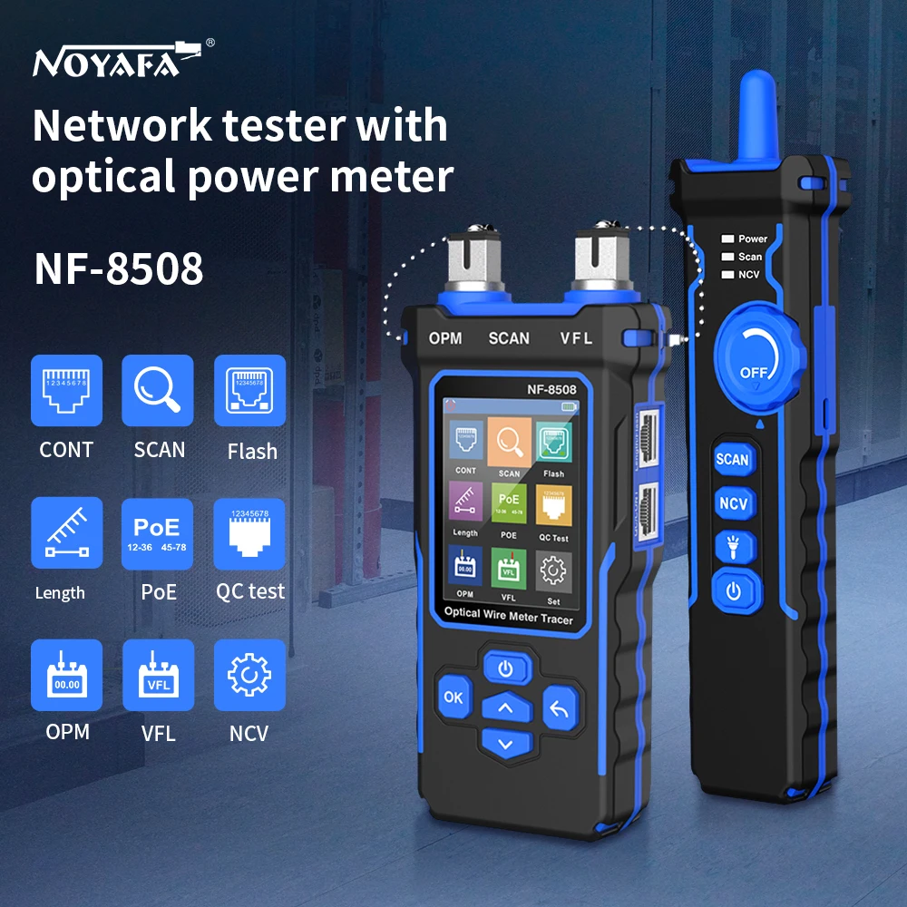 NOYAFA NF-8108-M Network Cable Tester - LCD Display Für LAN Kabel Tests