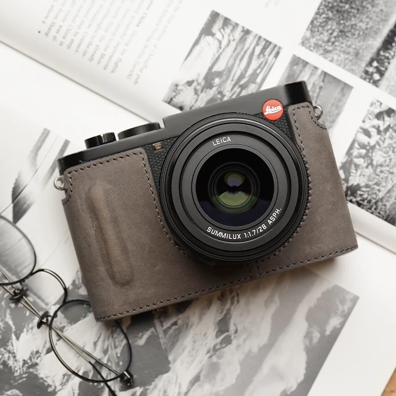 Leica Q Leica Q2 Cámara typ116  hecho a mano funda de cámara de  cuero genuino Video media bolsa Bodysuit de cámara|Bolsos para  cámara/vídeo| - AliExpress