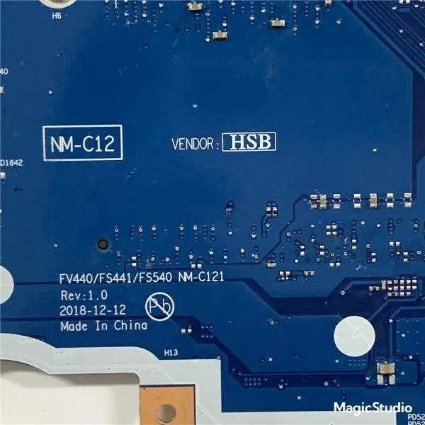 para Lenovo Ideapad S14515iwl V15-iwl Portátil Placa-mãe 4205u 5405u i3 i5 I78th Gen Cpu 4g-ram Fv440 Fs441 Fs540 Nm-c121 - Imagem 4