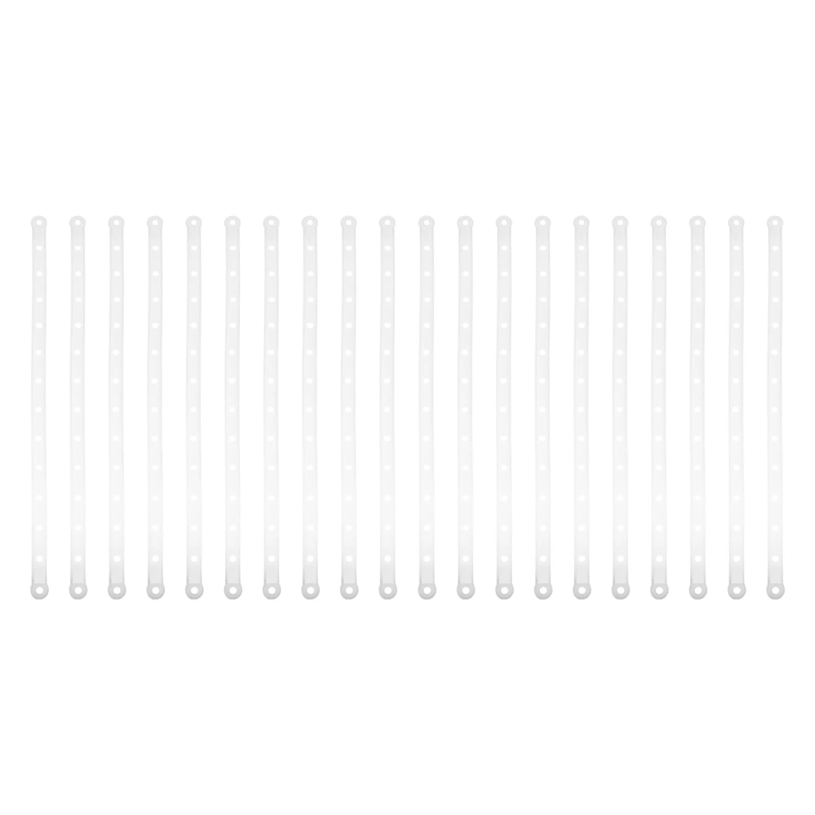 

20pcs Clothes Hanger 100pcs Convenient Well-made Plastic Clothes Connectors Coat Hanger Connection Strips Display Clothes