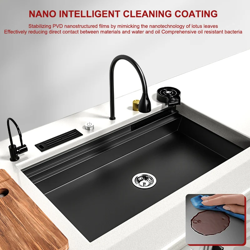 https://ae01.alicdn.com/kf/S9cae408839ce4194bd2532d42df35b3d9/Waterfall-Kitchen-Sink-Nano-304-Stainless-Steel-Sink-Large-Single-Bowl-With-Waterfall-Faucet-For-Modern.jpg