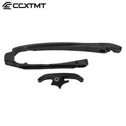 Motorcycle Swingarm Chain Slider Guide (Black 2 Piece Set)