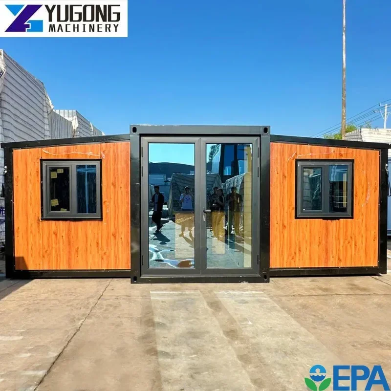 Yg Gable Roof Standard Prefabbricato Container House 40Ft Portatile Espandibile Personalizzato Pieghevole Semplice Casa Case Container In Vendita