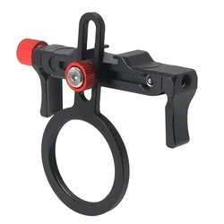 Universal Aluminum Phone Filter Mount with 37mm Clip and Cold Shoe Adapter for Microphone and LED Extension (37mm Set)