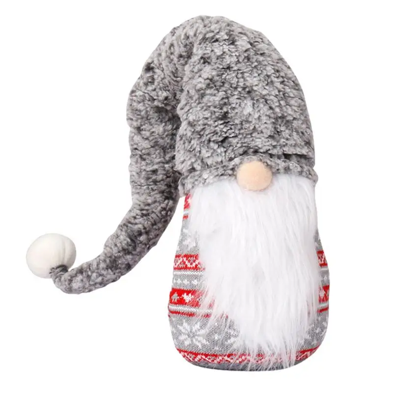 Christmas Faceless Doll Swedish Gnome Handmade Funky Ultra Soft Gnome Plush Doll Hotel Mall Window Decoration Farmhouse Decor santa claus snowman elk gift socks christmas decoration gift bag christmas window decoration pendant christmas decoration