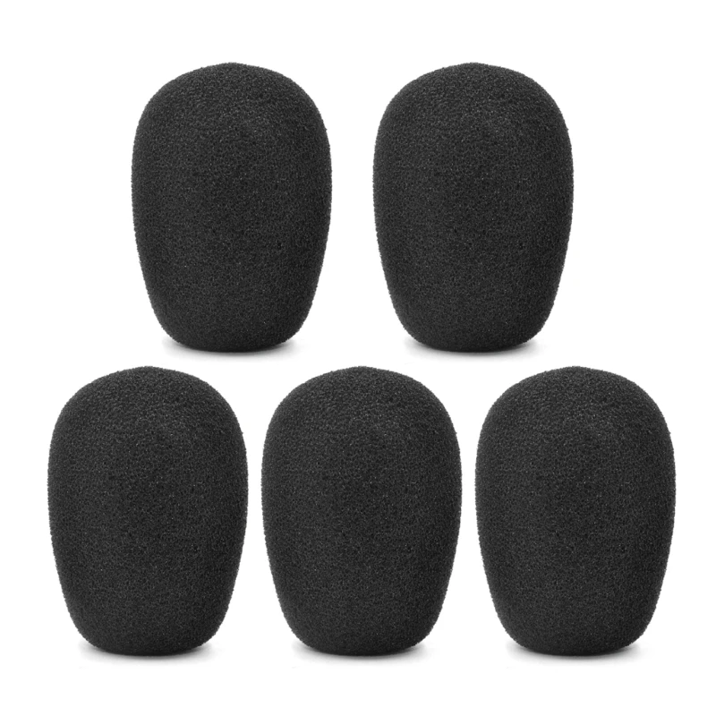 Voarmaks 4-Pack Mic Foam Covers Compatible With Razer BlackShark V2 / V2 Pro / V2 X/Kaira Pro, Krakens Gaming Headset 12 O-Rings In 3 Sizes - For Various Microphone Sizes