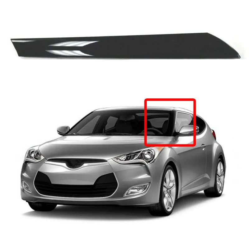 Windshield Pillar Moldings Trim 861702V000 861802V000 Veloster 2012- 86170-2V000 86180-2V000