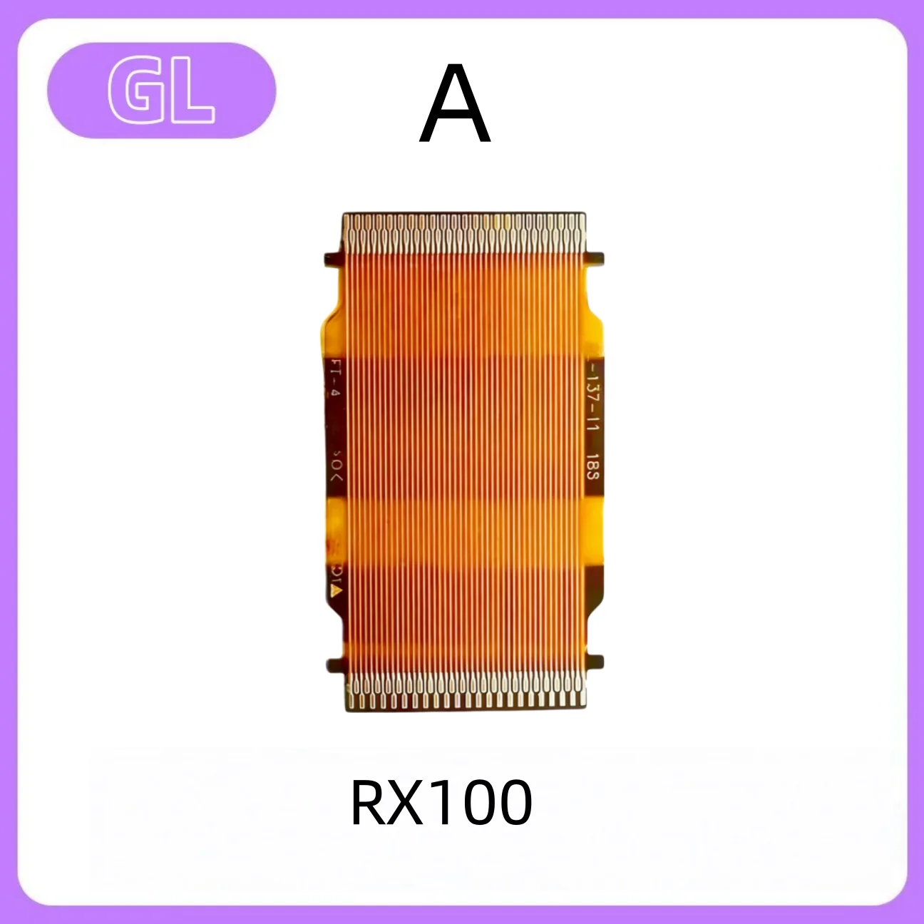 카메라 RX100, RX100M2, RX100II용, 상단 커버에서 메인보드까지의 플렉스 케이블, 전원 스위치 플렉스 케이블