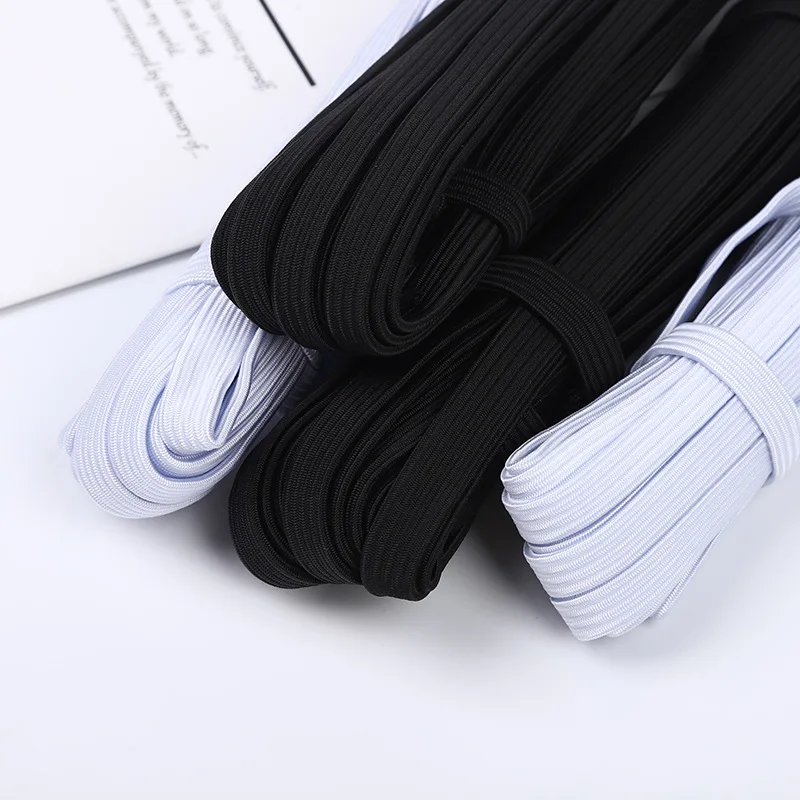 3/5yards 0.8cmDIY Crochet Band Elastic Suitable for Protective Clothing Elastic Band DIY Sewing Elastic Rope Accessories