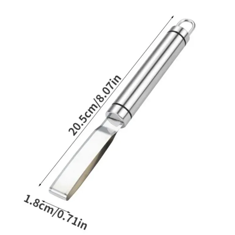 Stainless Steel Mango Core Slicer Multi-Purpose Fruit Peeler for Mango Pineapple Peeling and Slicing Efficient Kitchen Tool