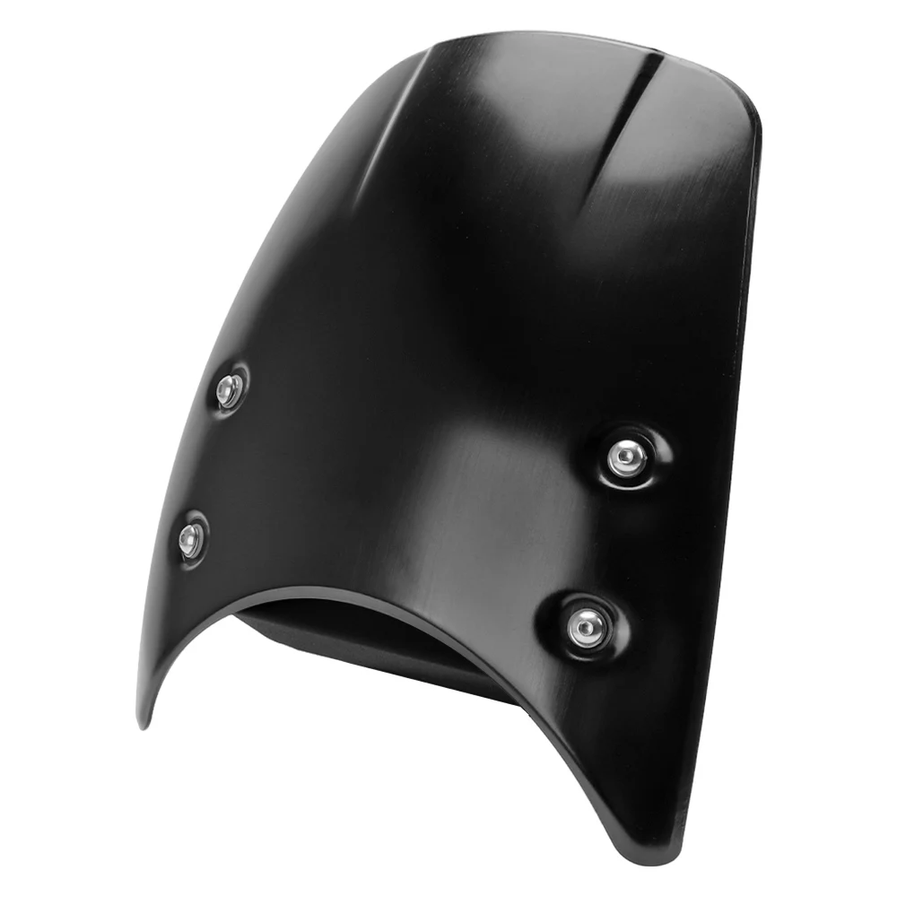 Motorrad Windschutz scheibe Bildschirm Scheinwerfer Verkleidung für Benelli Leoncino 500 Front Aluminium Windschutz scheibe Deflektor mit Halterung – Detail 17