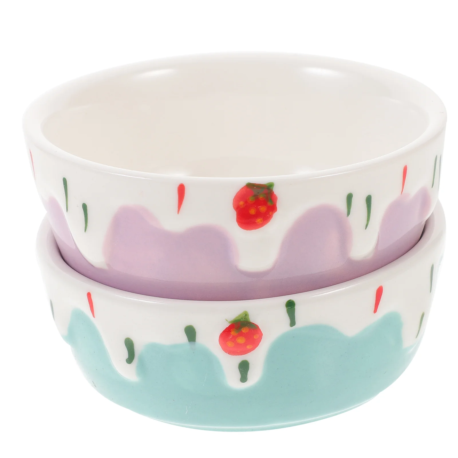 

2pcs Large Hamster Food Bowl Ceramic Guinea Pig Food Water Bowl Small Animals Feeding Bowl
