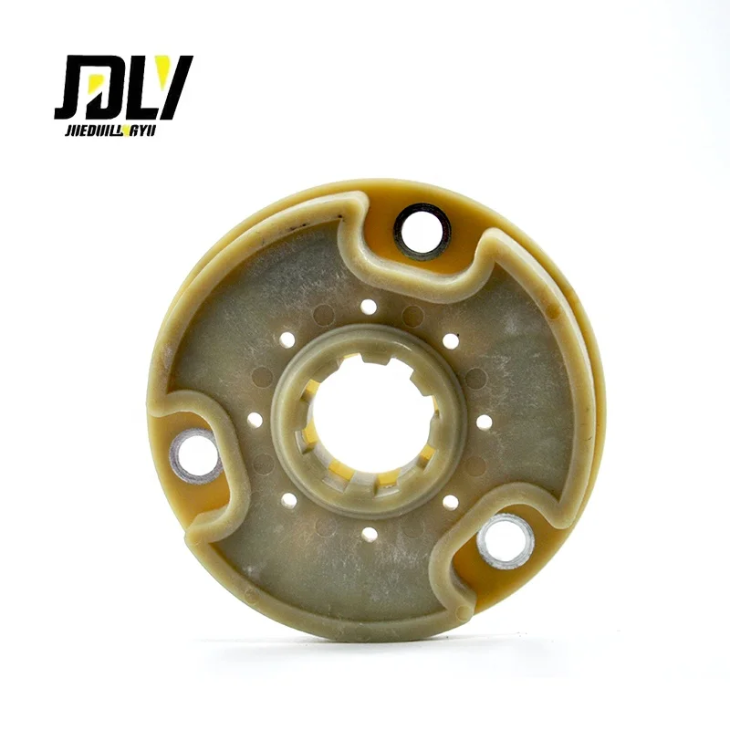 Hydraulic Pump Disc Coupling Rubber Flexible OD 175mm 3Holes 8T E60 For Caterpillar