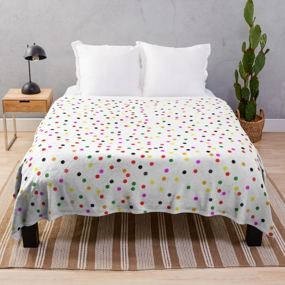 

Colorful dots Throw Blanket Summer Beddings christmas gifts Blankets