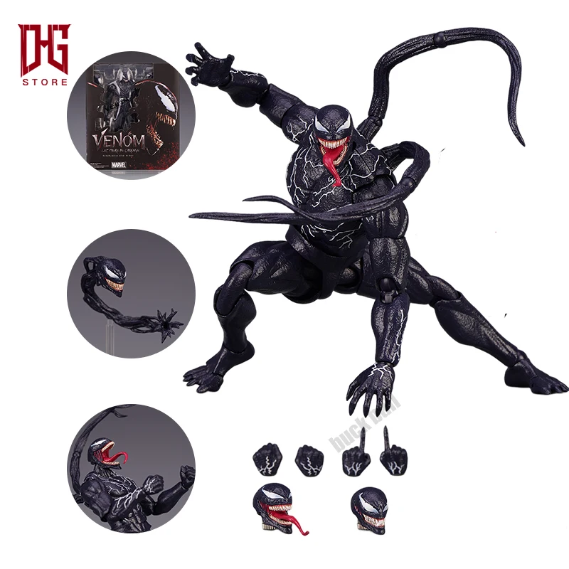 Shfiguards Venom Action Figure Bandai Shf Venom 2 Lascia Che Ci Sia Carnage Anime Figure Model Giocattolo Da Collezione Regalo Di Compleanno Bambola