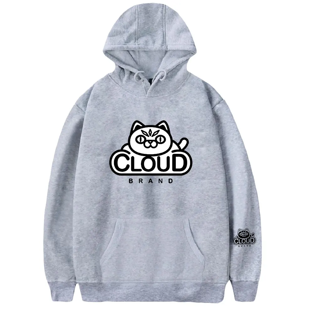 PopularMMOS Merch Cloud Brand Hoodie Youth Long Sleeve Women Men Hooded Sweatshirt Casual Style Unisex Clothes