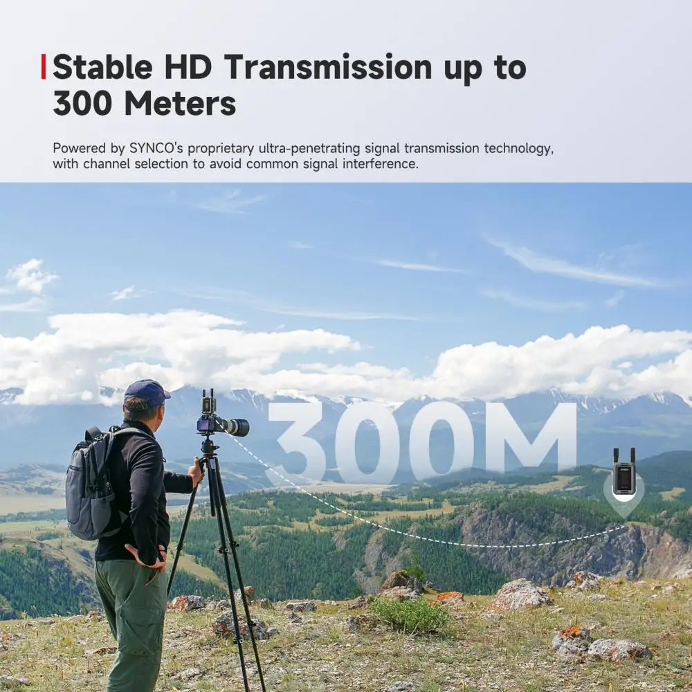 XVision HD Wireless Video Transmission System 1080P60 UVC Streaming 80ms Low Lat