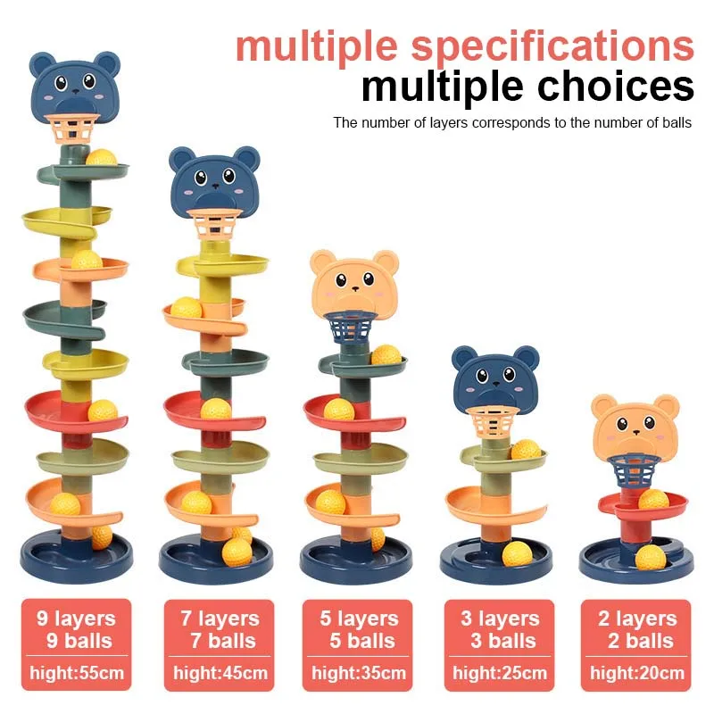 Montessori Rolling Ball Toy 3