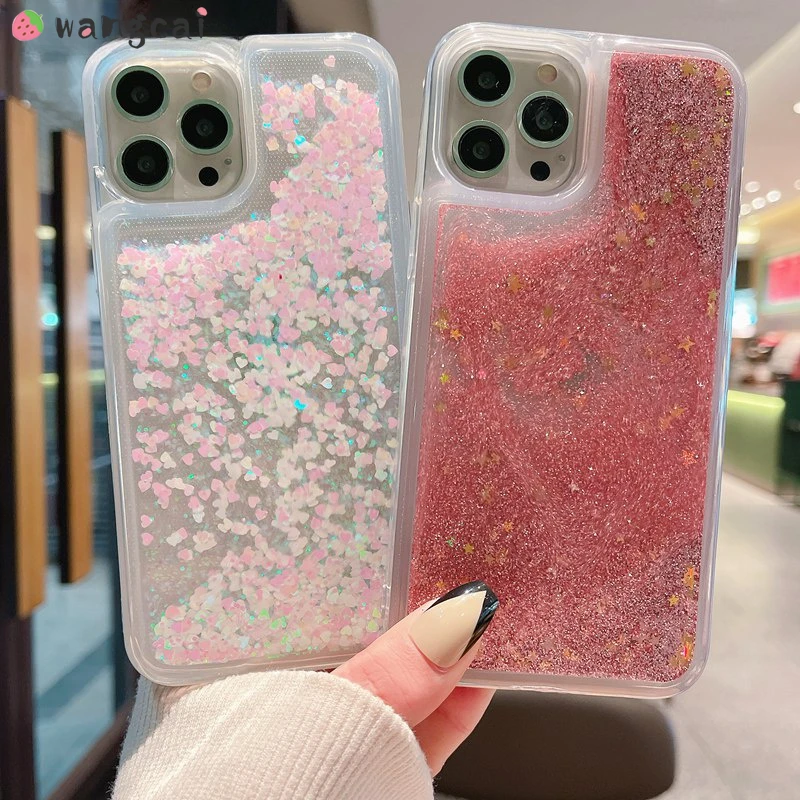 Per Samsung Galaxy A91 A81 A31 A11 S8 Plus S8 + S7 S6 Edge Phone Case Flowable Liquid Custodie Morbide Antiurto