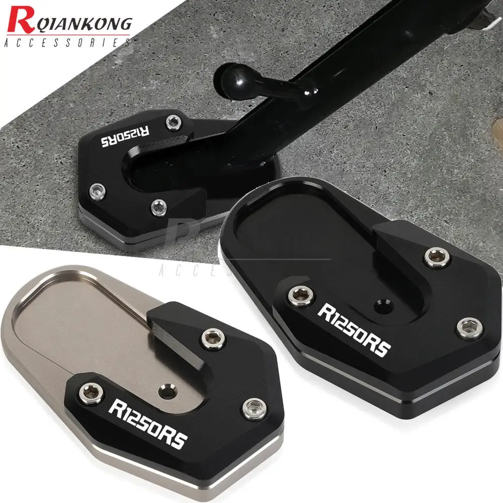 오토바이 CNC 알루미늄 킥 스탠드 발 사이드 스탠드 익스텐더 부품, BMW R1250RS R1250 R 1250 RS 1250RS 2019 2020 2021 2022 2023 