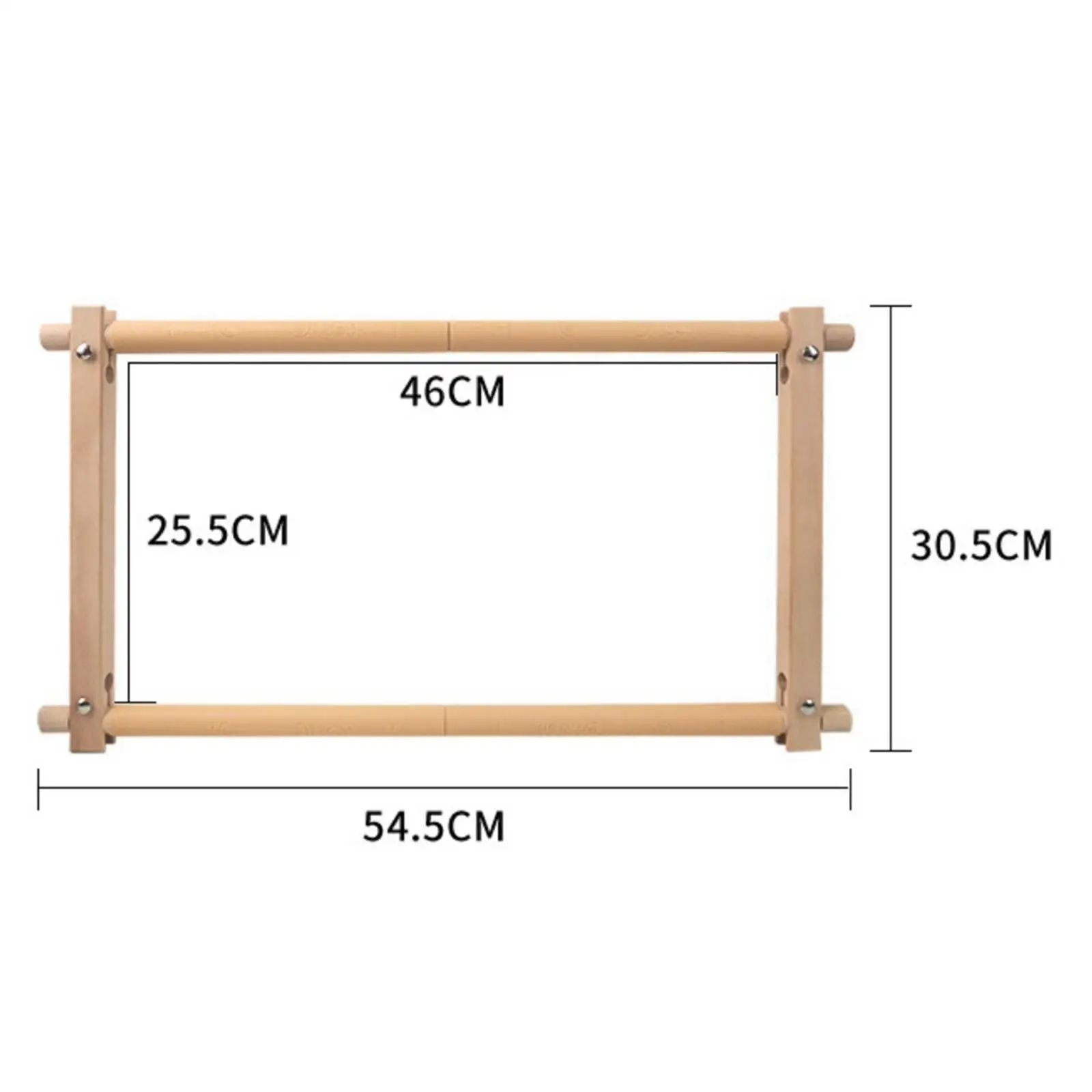 Wooden Tapestry Scroll Embroidery Frame Cross Stitch Sewing Quilting