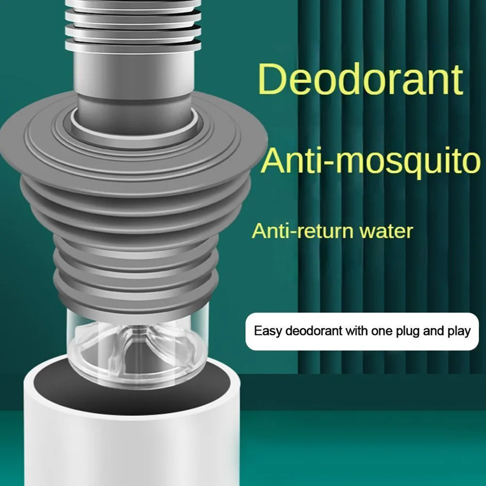 Description Picture 3 of itemWater Pipe Plug New Washbasin Sewer Pipe Plug Kitchen Bathroom Washing Machine Cover Water Pipe Plug Brand New