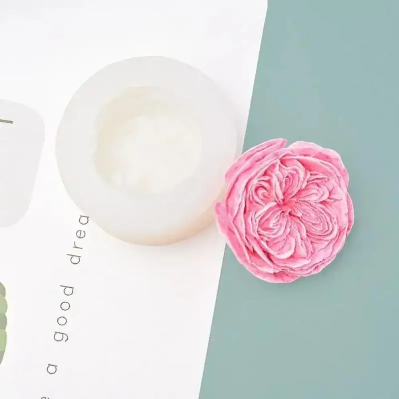 Rose Handmade Diy Creative Silicone Mold Creative Flower Chocolate Flip Sugar Molds Baking Cake Decor Aromatherapy Candle Mould