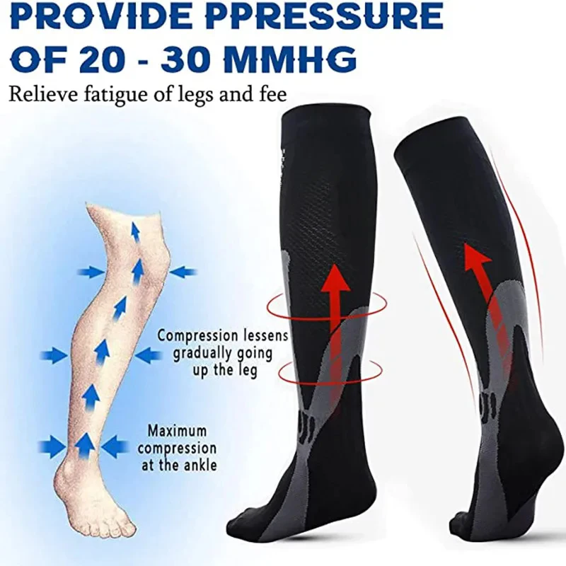 Magic Pressure Sports Long Socks Medical Competitive Sports Nurse Socks Outdoor Running Cycling Sports Socks