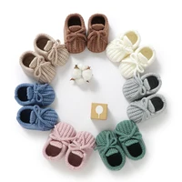 Baby Walking Shoes Solid Soft Soled Newborn Boys Girls First Walker Breathable Anti-Slip Infant Toddler Indoor Outdoor Prewalker 1