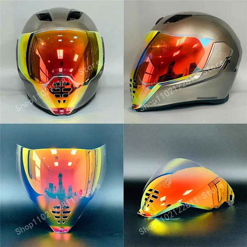 icon airflite qb1 helmet with face shield Airform Resurgent Motorcycle - Red / 55-56cm Compatible with the Airflite helmet Qb1 Red Airflite Qb1 Helmet