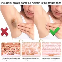 Crème blanchissante pour le corps peau foncée aisselles éclaircissante zones intimes aisselles blanchiment parties intimes crème blanchissante Lotion pour le corps beauté 4