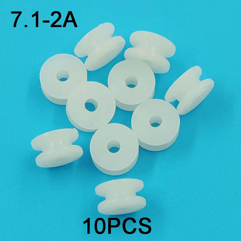 Timing belt pulley 7.1-2A diameter 7.1mm for 2mm shaft plastic
