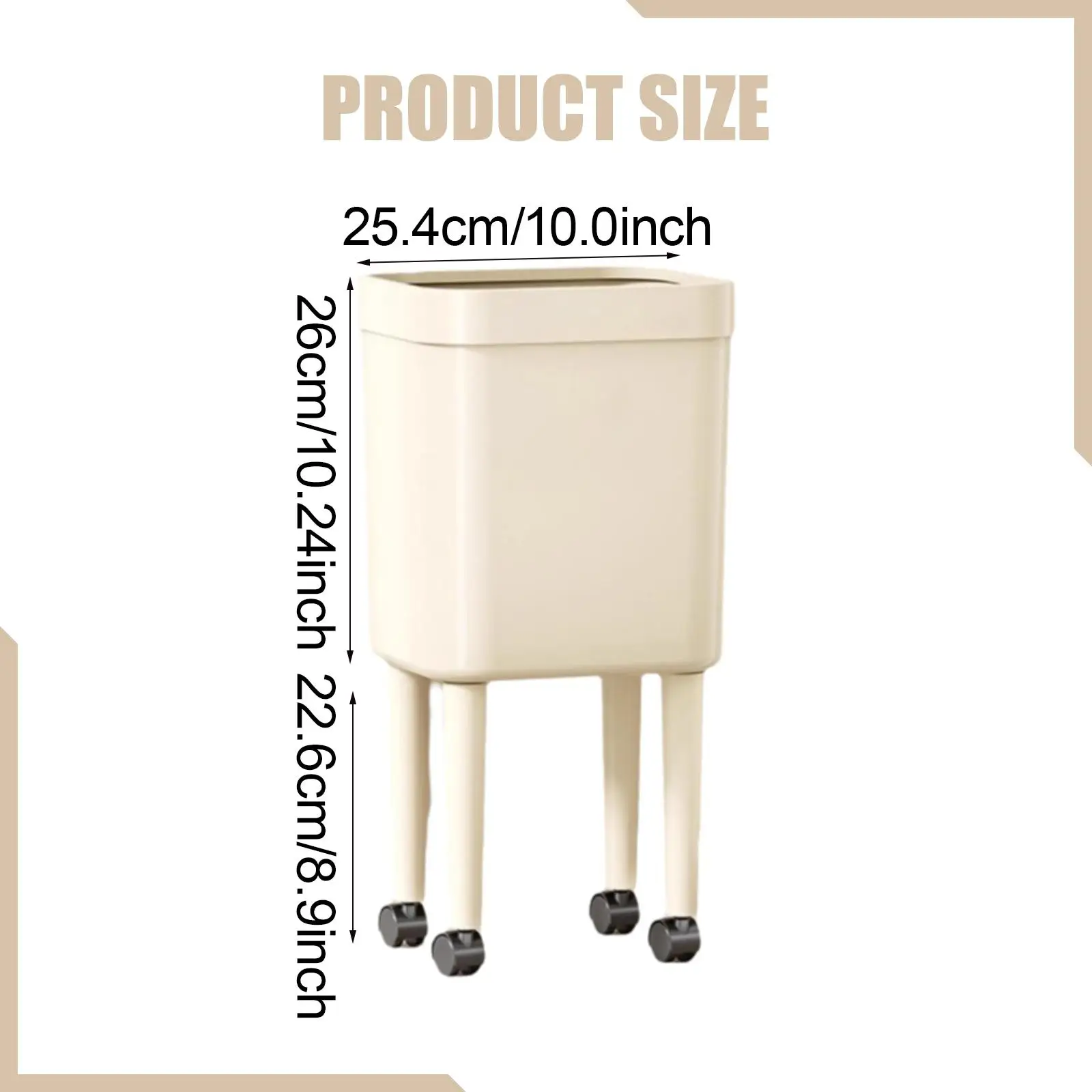 Trash Can Practical Waste Bin Garbage Can Wastebasket for Office Kitchen Bedroom Toilet Trash Can Practical Waste Bin Garbage Can Wastebasket for Office Kitchen Bedroom Toilet
