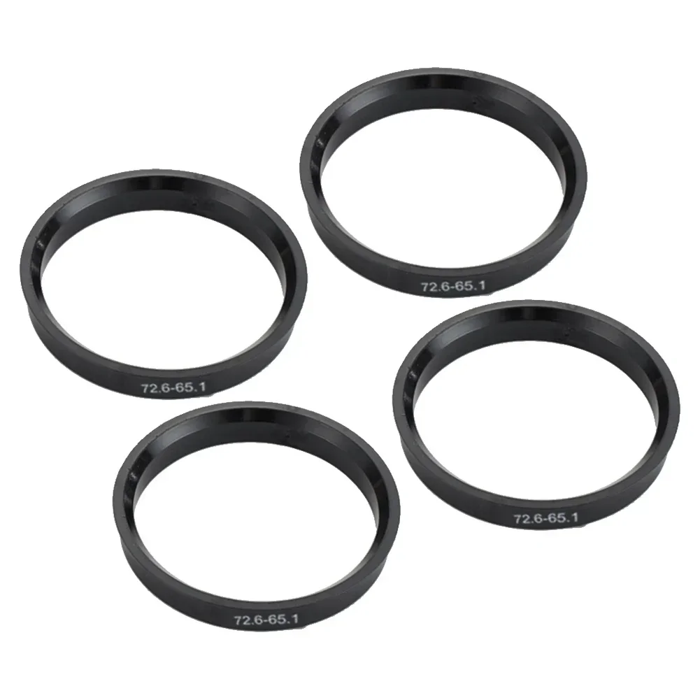 4Pc Hub Centric Ring Car Wheel Bore Center Hub Ring 72.6-65.1 For BMW For Range Rover Wheels Transporter T5 T28 T32 car wheel hub ring