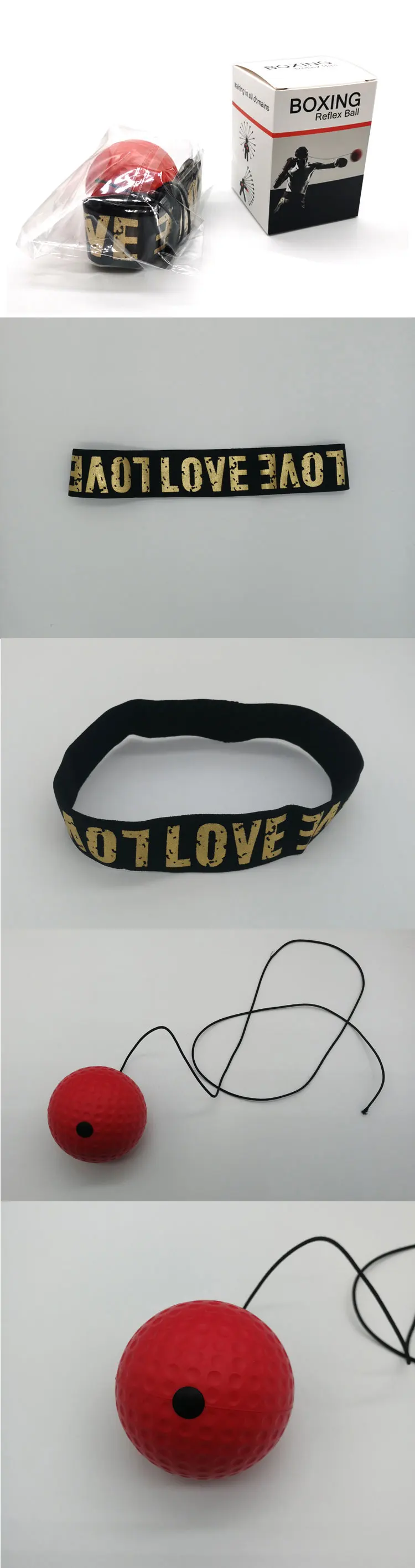 Description Picture 3 of itemHead-Mounted Boxing Speed Ball Tyson Ball Kids Adult Boxing Agility Trainer With A Bouncy Boxing Reaction Ball