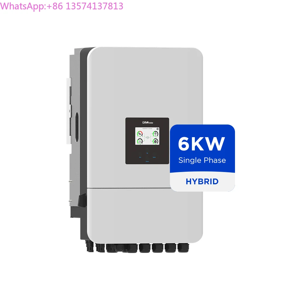 6KW Solar Power deye Hybrid Inverter MPPT Single Phase Solar Inverter ...