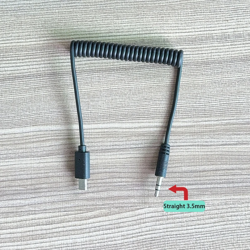 2.5mm 3.5mm-S2 원격 셔터 릴리즈 케이블 연결 코드 ( ZV1 A7M4 A7R A7II A7RII A7R5 A7R4 A6700 A6600 A9 RX100 M5 VPR1 용)