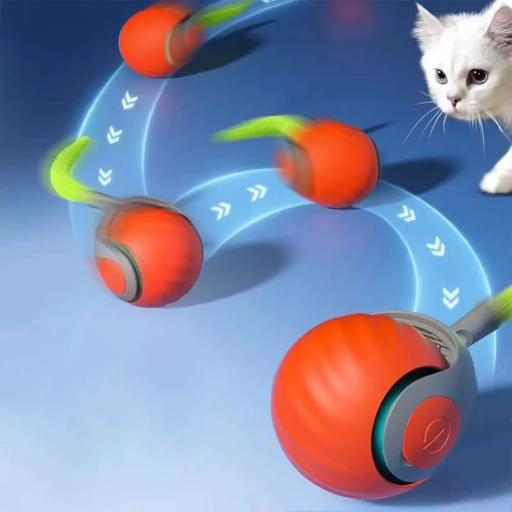 Automatic Moving Cat Toy Ball