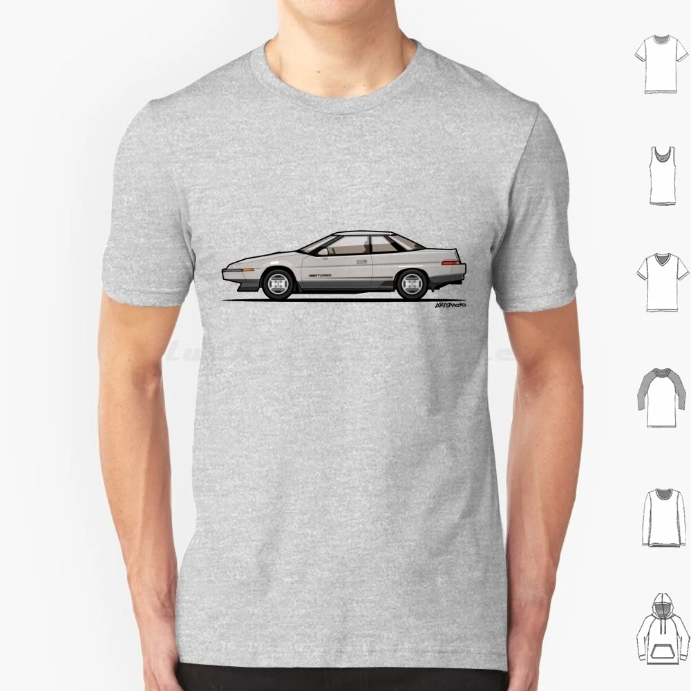 Alcyone Xt-Turbo Vortex Silver T Shirt Big Size 100% Cotone Car Xt Wonder Wedge Jdm Subie 4Wd H6 Xt6 Turbo 80S Retroride Car