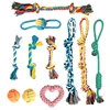 Rope Ball for Large and Small Dogs, Resistant Soft Cotton, Toothbrush, Bite Resistant, Chew, Interactive Dog Toys, Dog Accessori 1