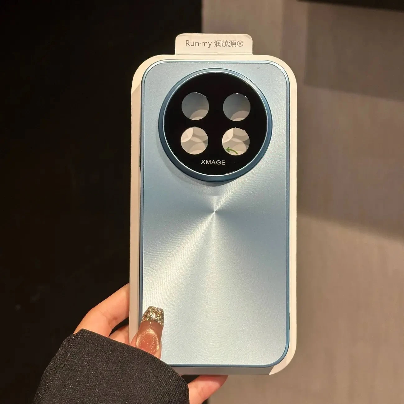 Frosted Skin-Friendly Shockproof Phone Case with Laser Lens Protection