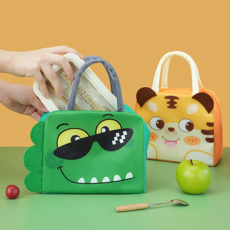 Cute Children Lunch Bag Cartoon Thermal Insulated Box School Portable Kids Handbag Outdoor Waterproof Picnic Lunch Bags Сумки 2