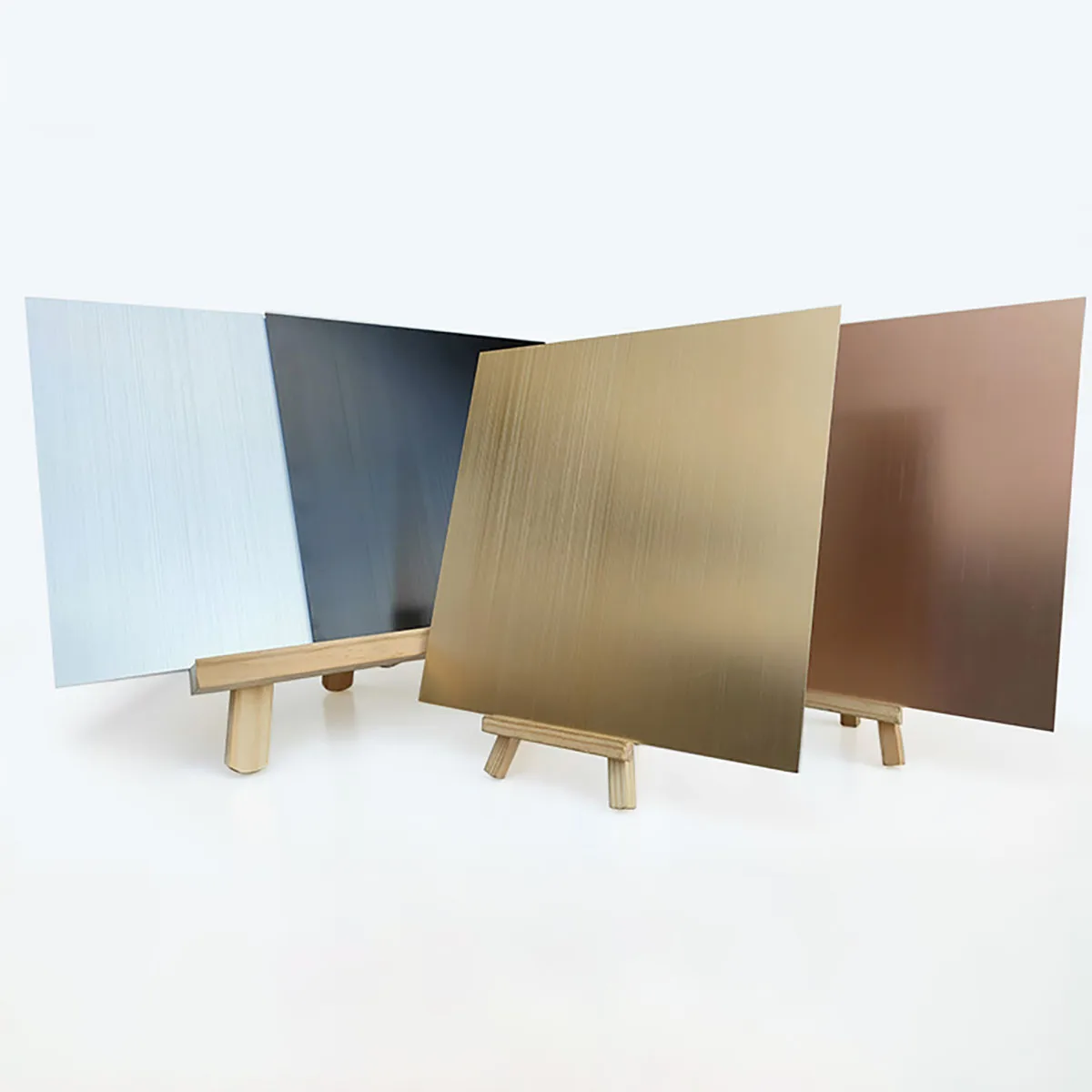 Luxurious Multicolor Brushed Anodized Aluminum Plates - Various Thickness and Size Options